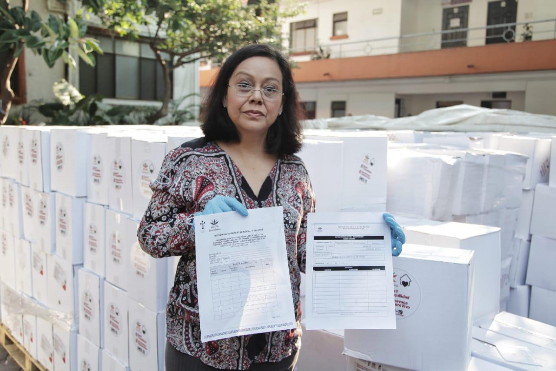 Blinda Contraloría Municipal, proceso de entrega de paquetes alimenticios que distribuye el Ayuntamiento