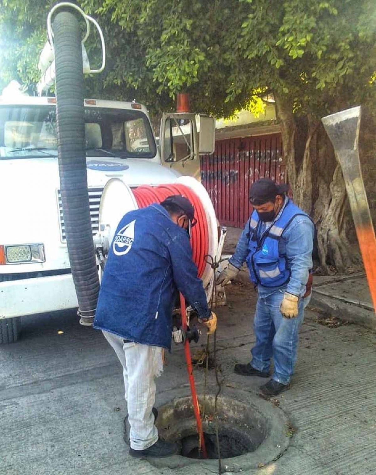 Acelera el SOAPSC reparación de fugas de agua para evitar desabasto