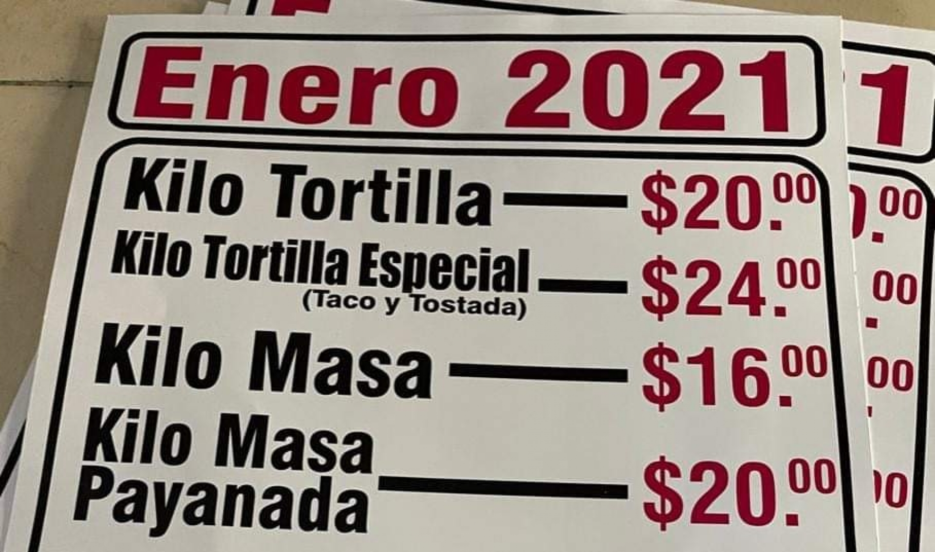 En Morelos, kilo de tortilla incrementó hasta dos pesos en el inicio del año