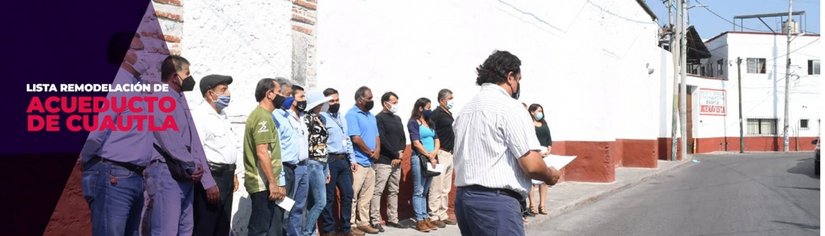 Concluye remodelación del acueducto de la exhacienda Buena Vista