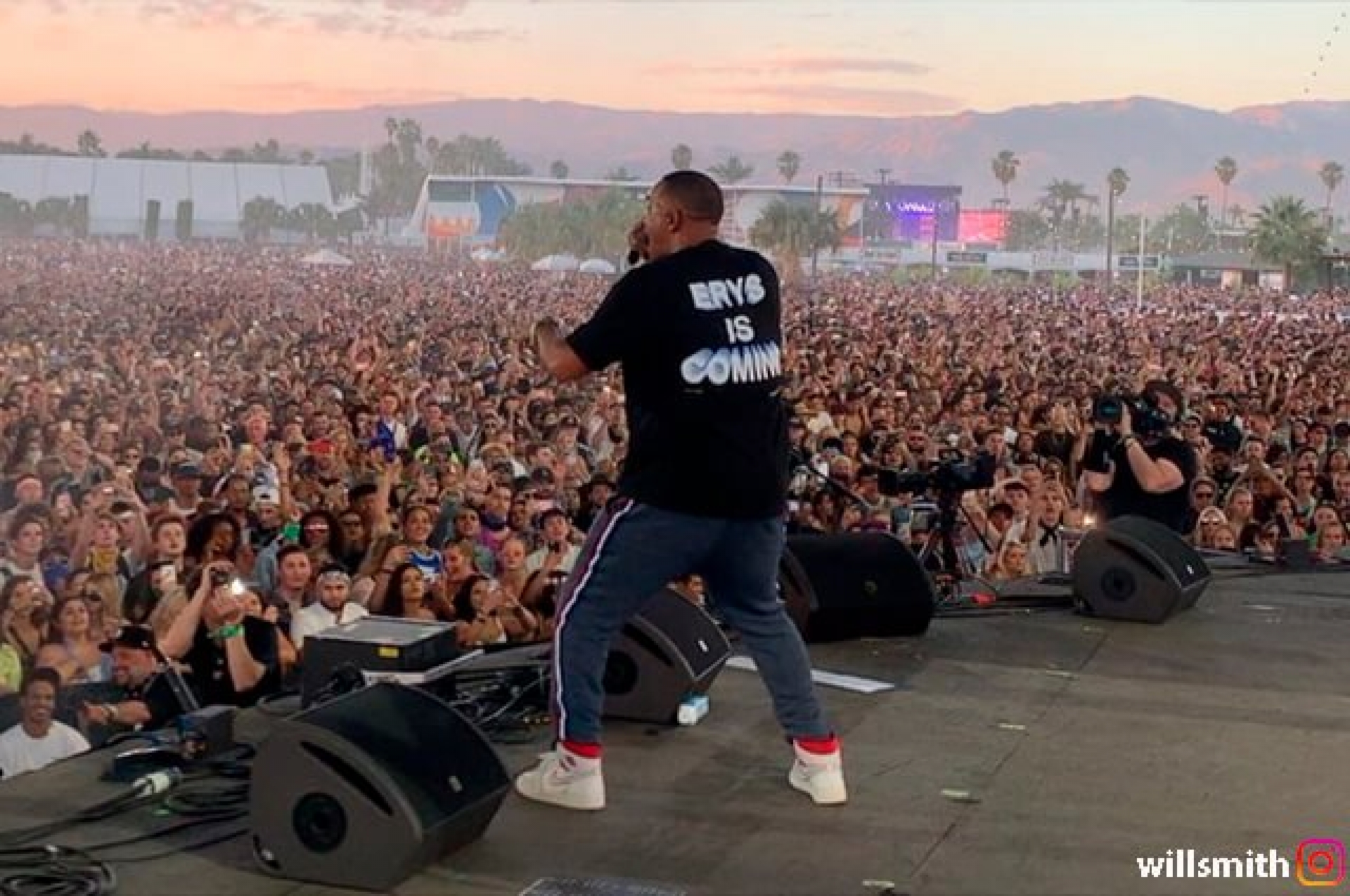 VIDEO: Will Smith aparece en el festival Coachella 2019