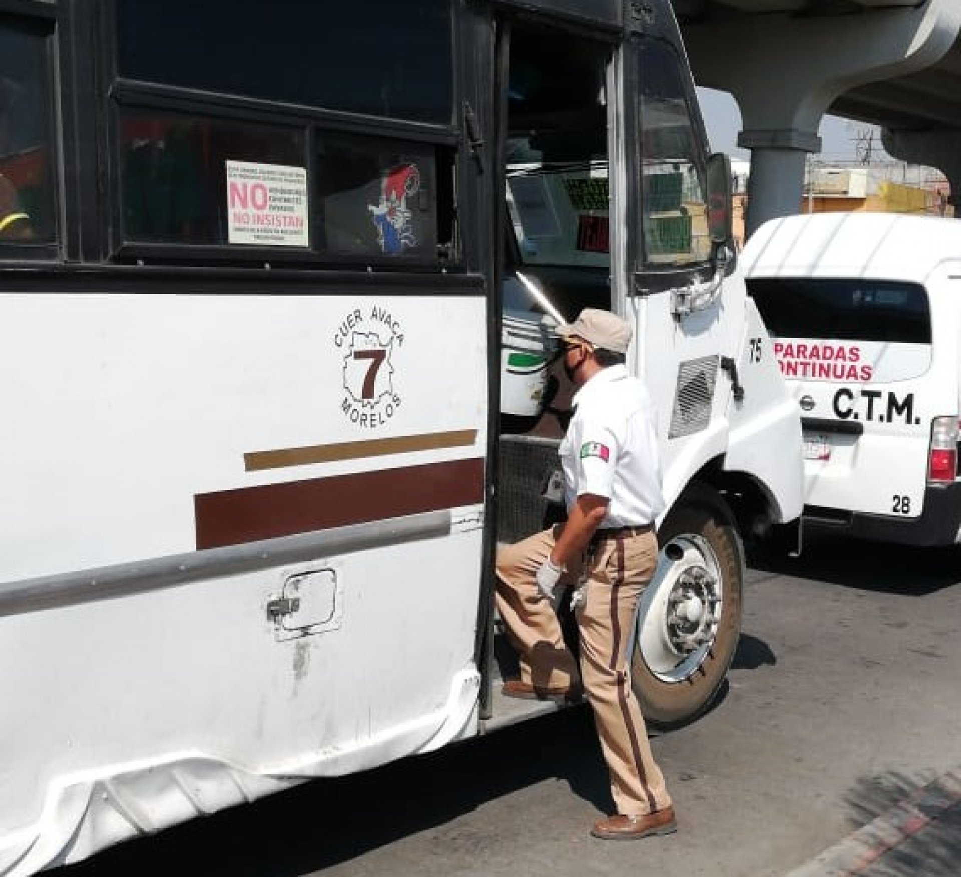 Realiza SMyT operativos de supervisión al transporte público