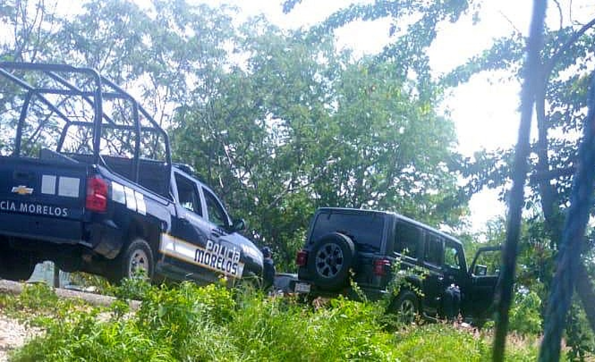 Se registra persecución policiaca tras robo con violencia de un vehículo, en Amacuzac