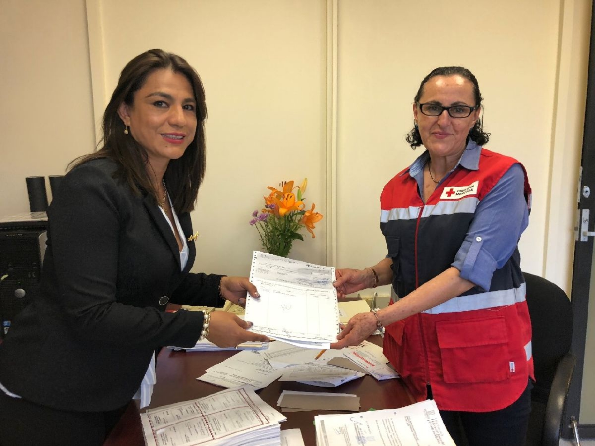 Recauda IEBEM un millón y medio de pesos para la Cruz Roja