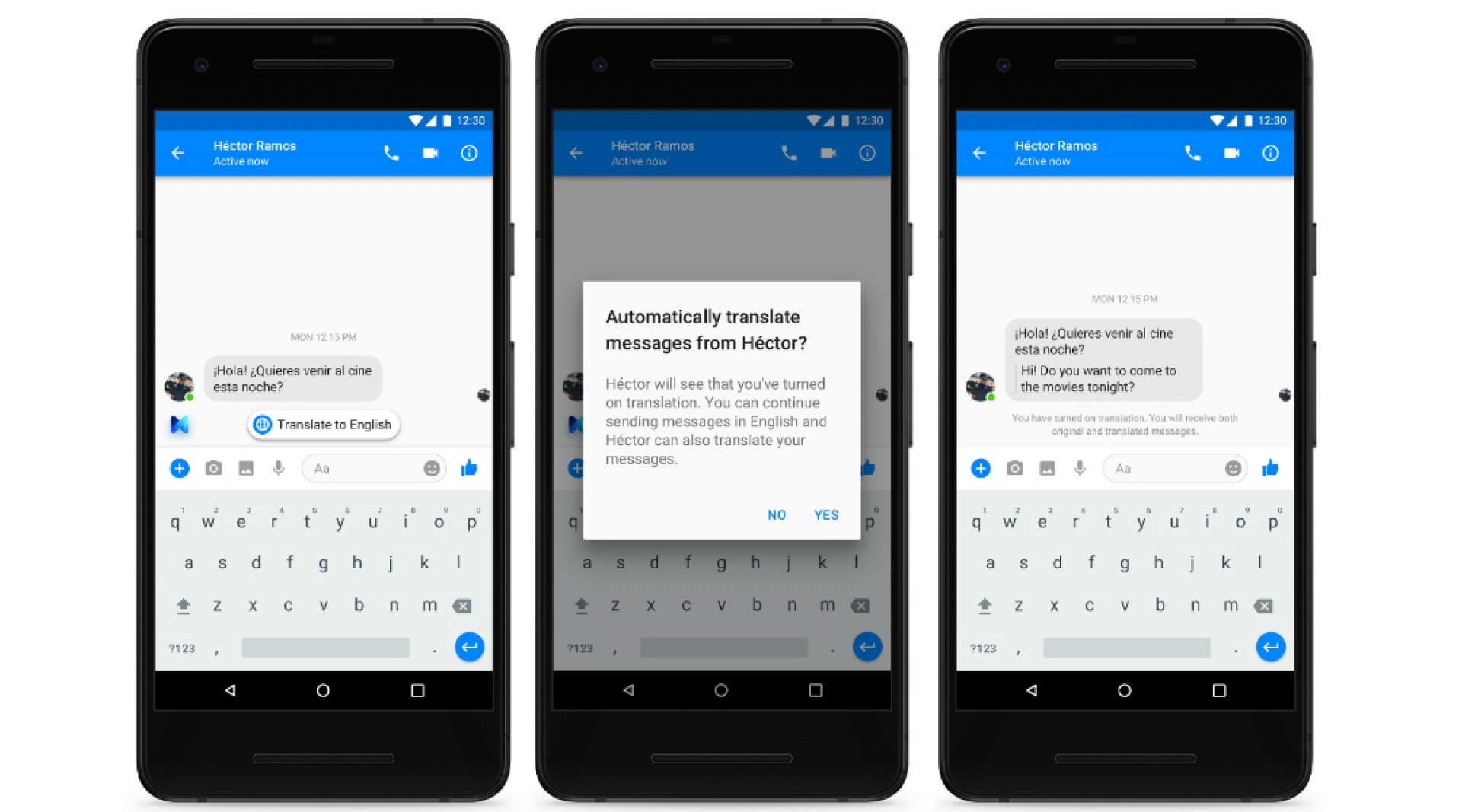 Ahora Facebook Messenger puede traducir entre inglés y español