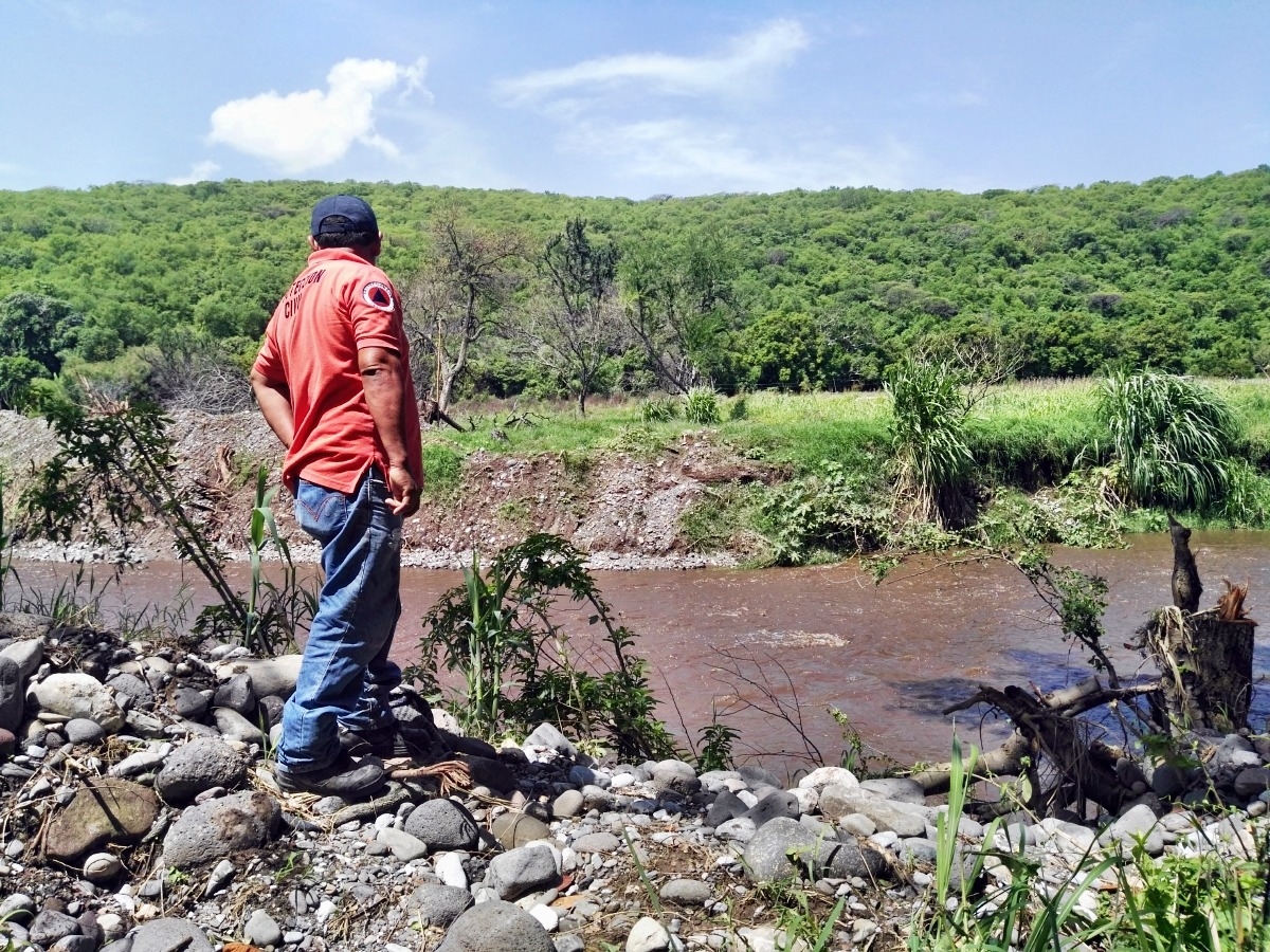 Alerta PC de Tetecala por incremento del cauce del río Chalma