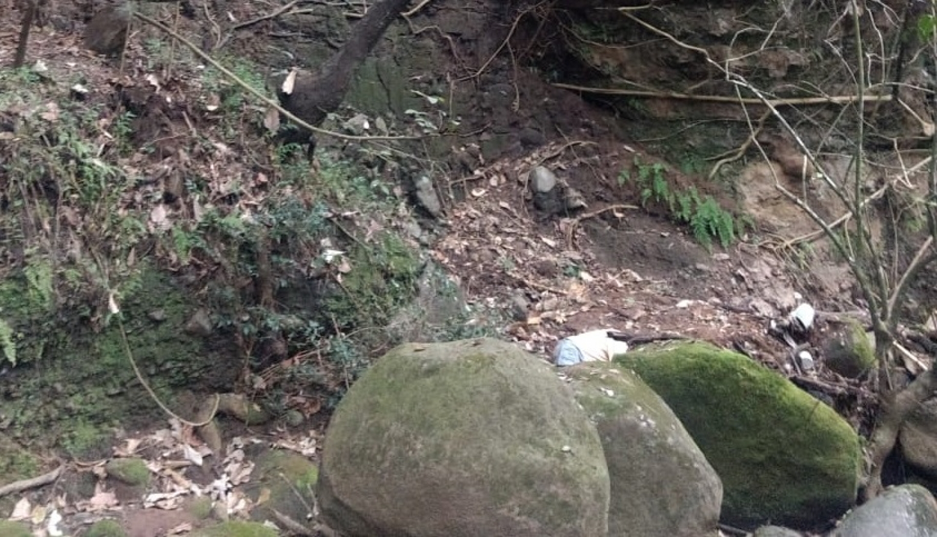 Encuentran un cadáver cerca de la barranca de Lomas Tetela