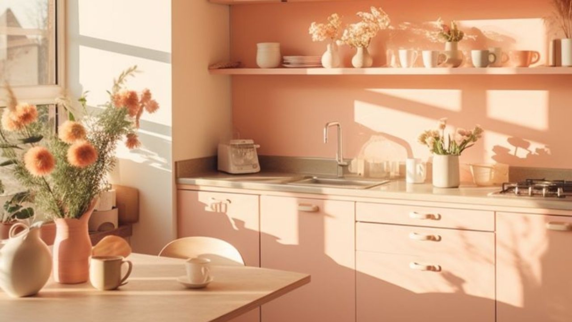 Reinventa tu hogar con 'Peach Fuzz', el color del 2024