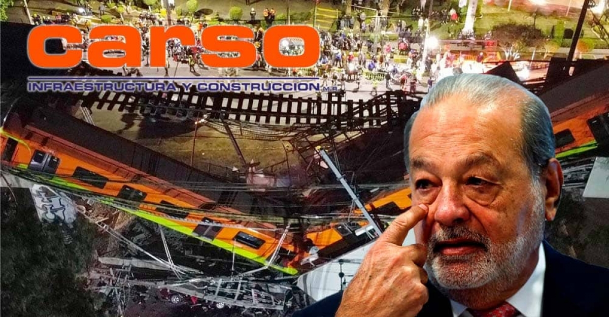 Acciones de Grupo Carso sufren caída tras informe preliminar del desplome de la Línea 12