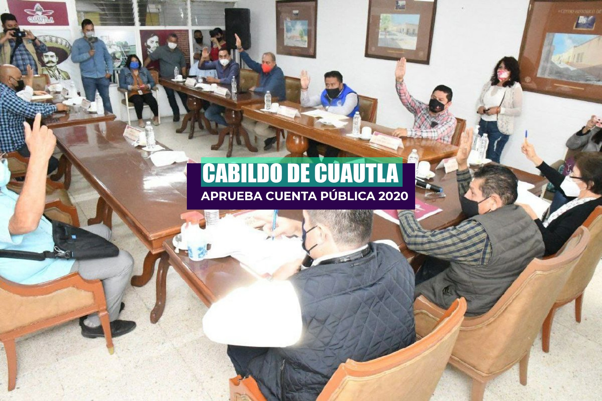 Aprueba Cabildo de Cuautla la cuenta pública anual 2020
