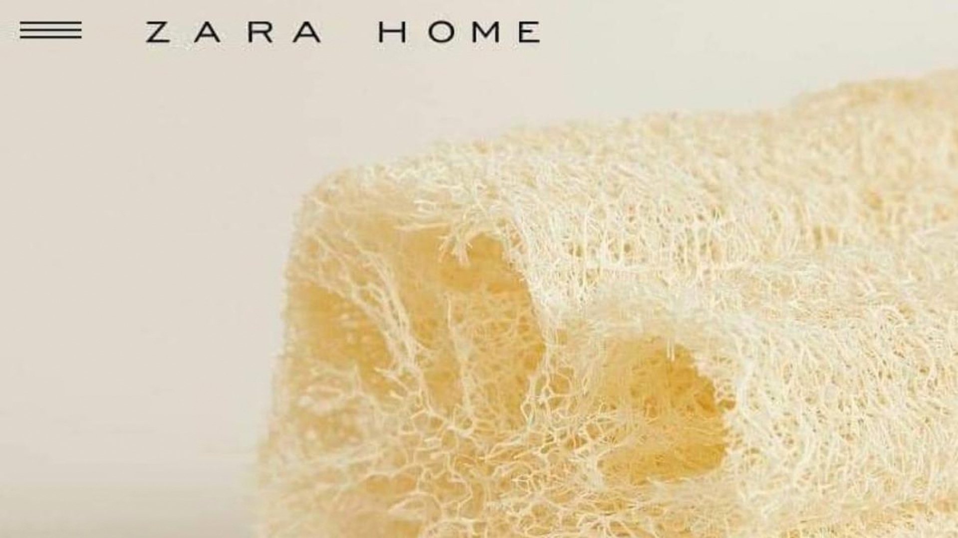 Zara Home se vuelve tendencia al vender esponja en $299