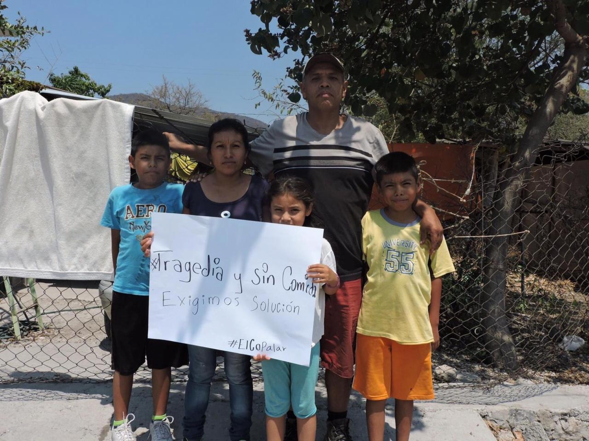 Solicitan ayuda y apoyos familias de El Copalar, en Yautepec