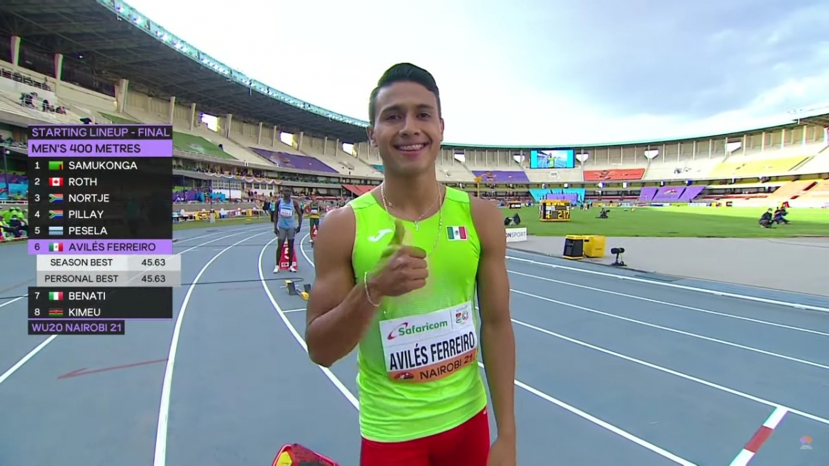 El "Flash de Cuautla" conquistó medalla de plata en el mundial Sub 20 de atletismo