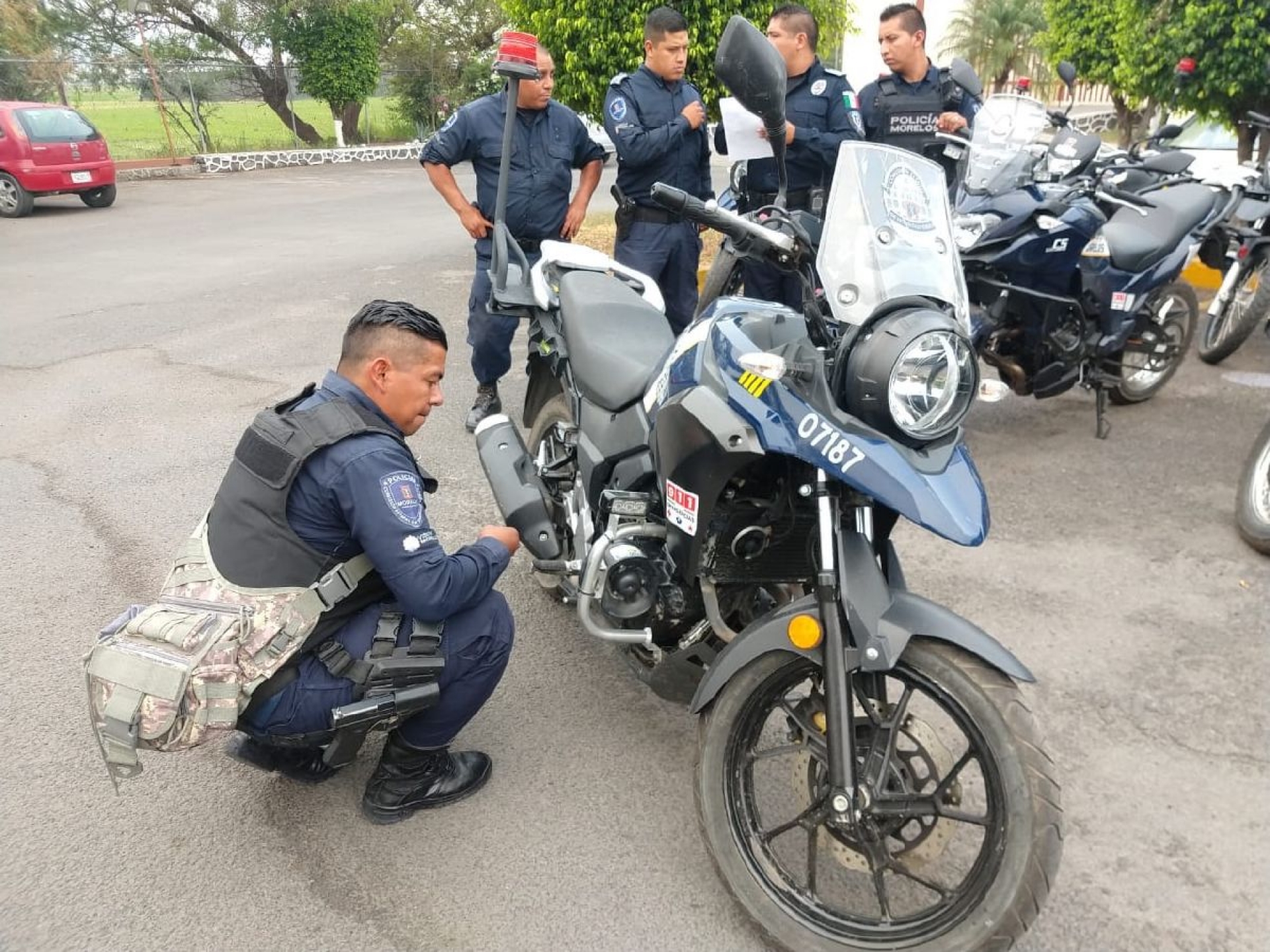 Combate CES delitos cometidos en motocicletas
