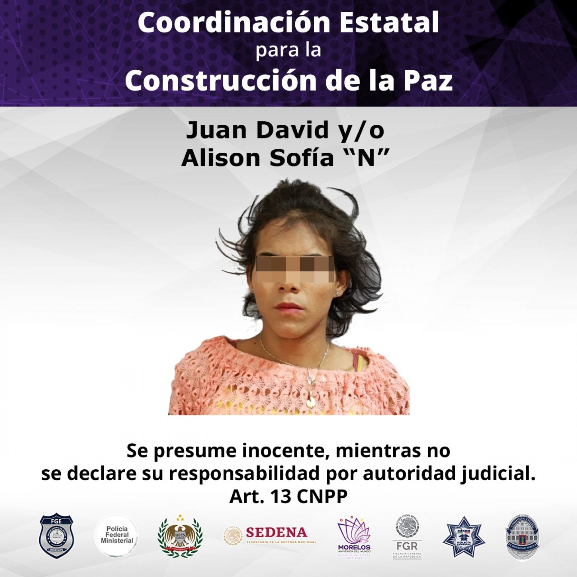 Realiza FGE formulación de imputación contra 'La Mana', por segundo caso de secuestro
