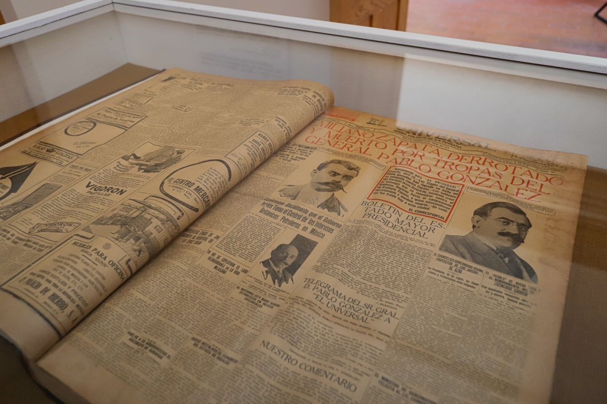 Presentan exposición 'Emiliano Zapata: la muerte del hombre que hizo nacer una idea'