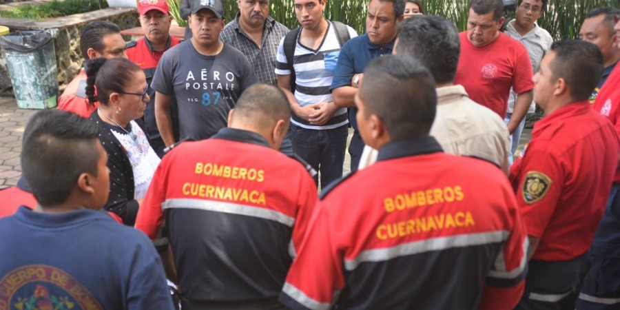 Demandan Bomberos de Cuernavaca revisión de jubilaciones y mayor equipamiento