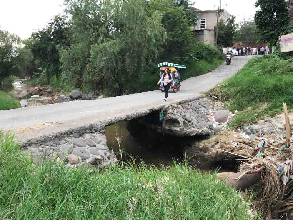 Demandan vecinos de Cuautlixco puente para evitar tragedia en el vado