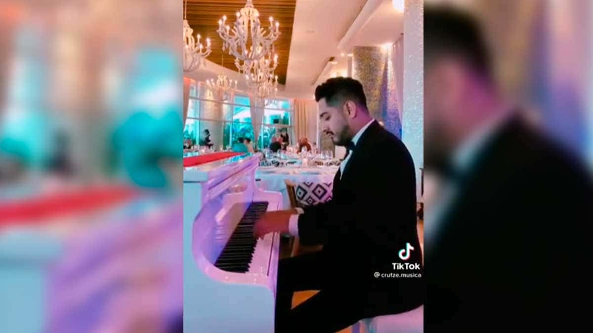 Tiktoker toca versión fina del “Paso del gigante”