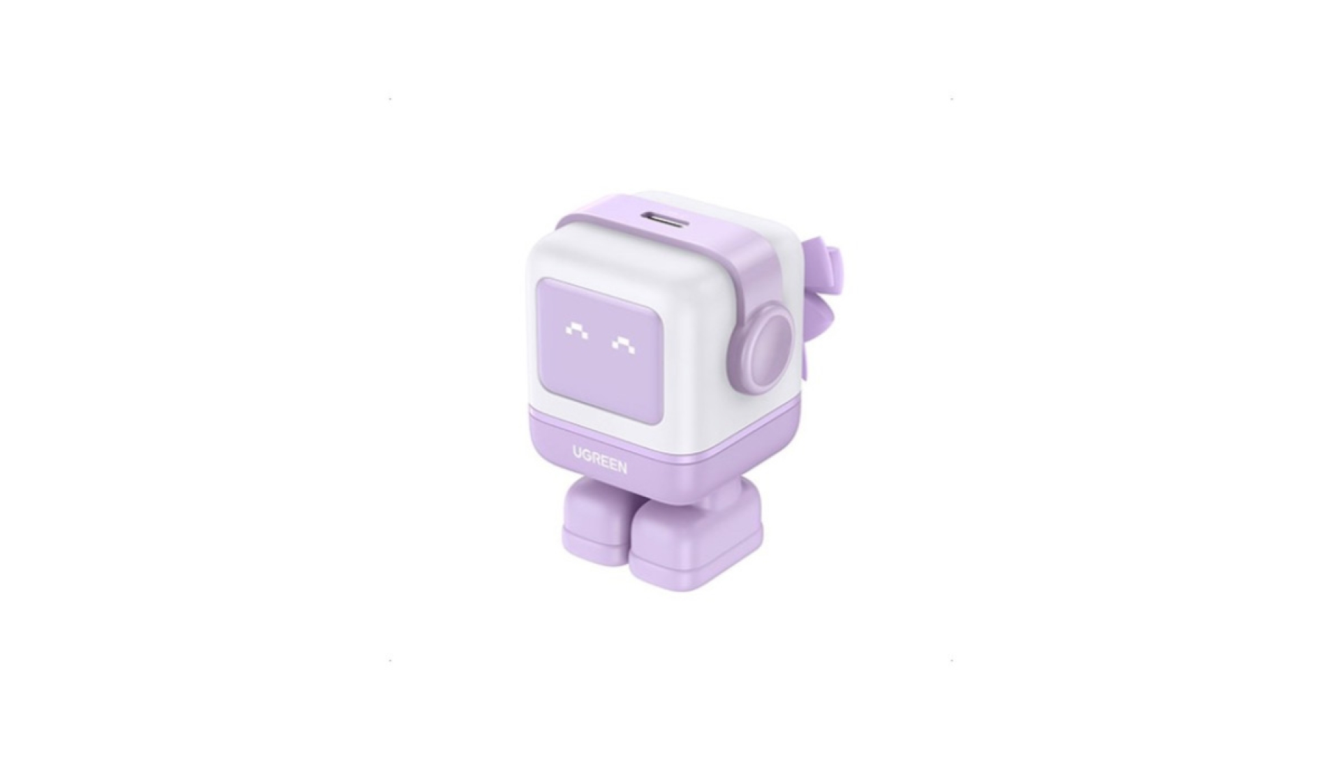 Cargador compacto de 30W carita de robot mas 'cute'