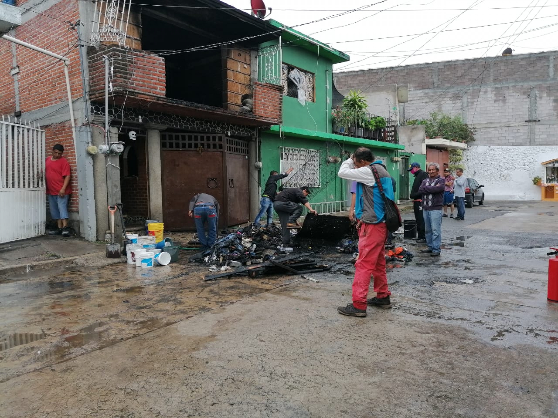 Se registra incendio en una vivienda en Tlahuapan
