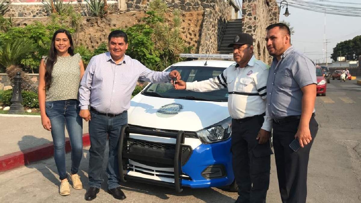 Entregan patrullas para reforzar seguridad en Yecapixtla