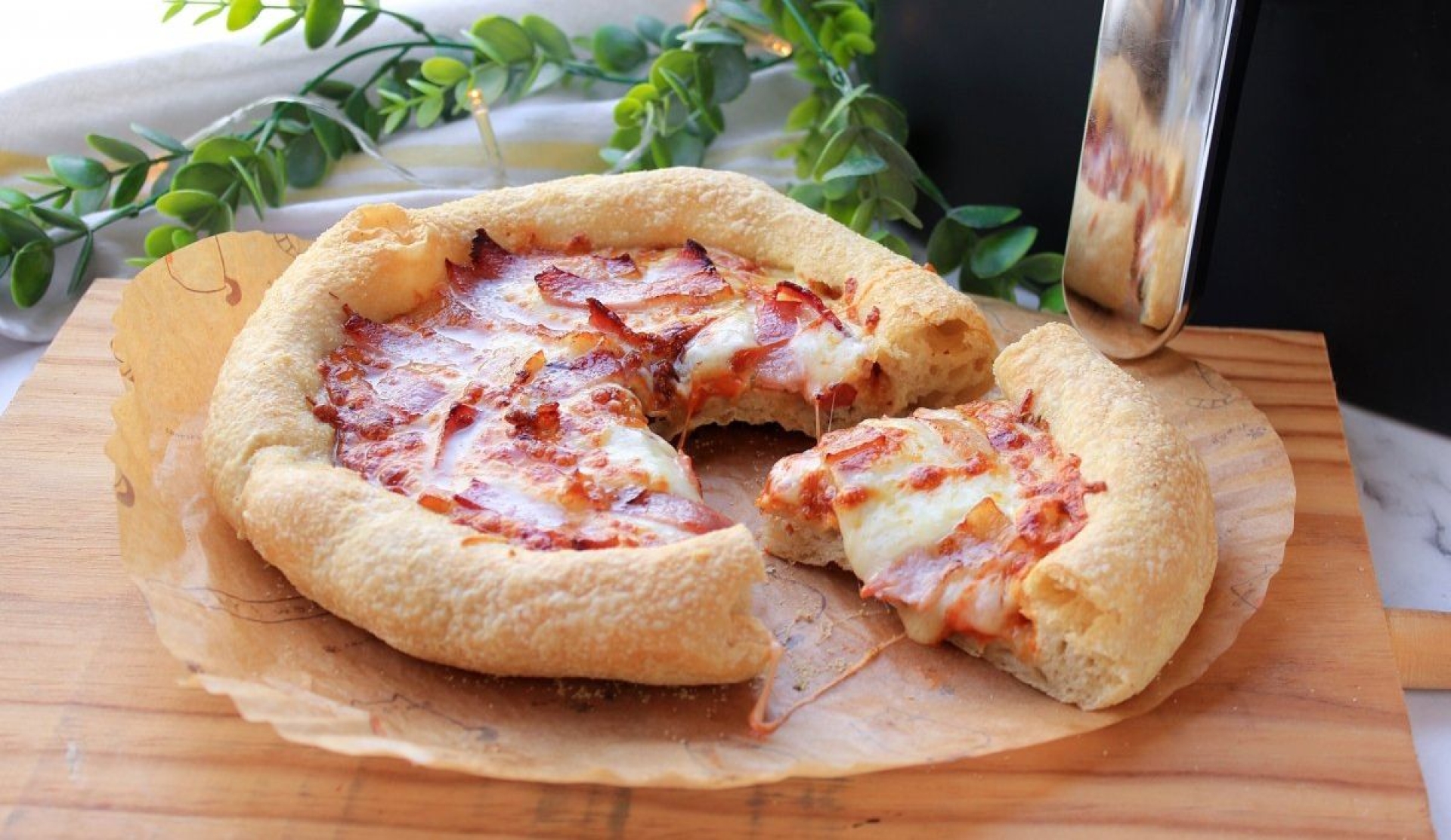 Pizza en freidora de aire, la opción ideal para un fin de semana casero