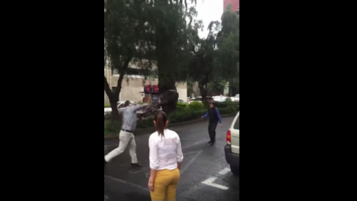 Ahora agreden a ciclista en Polanco