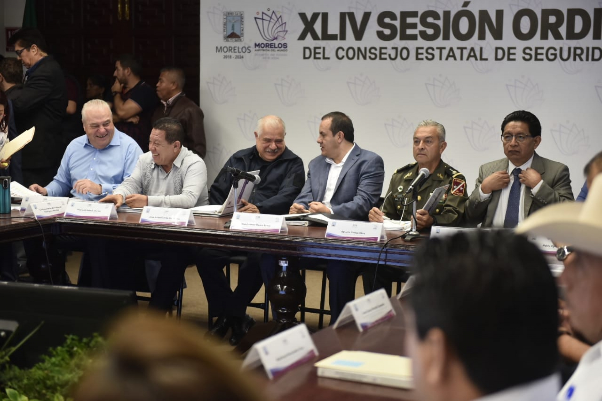 Llevan a cabo XLIV sesión ordinaria del Consejo Estatal de Seguridad Pública