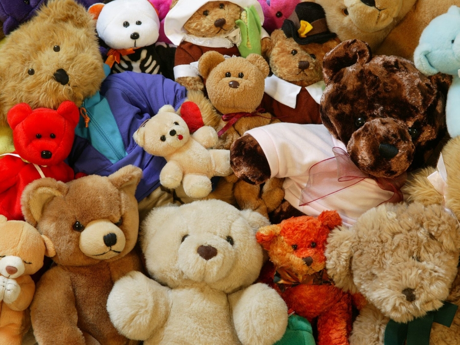 Dos individuos intentaron hurtar osos de peluche