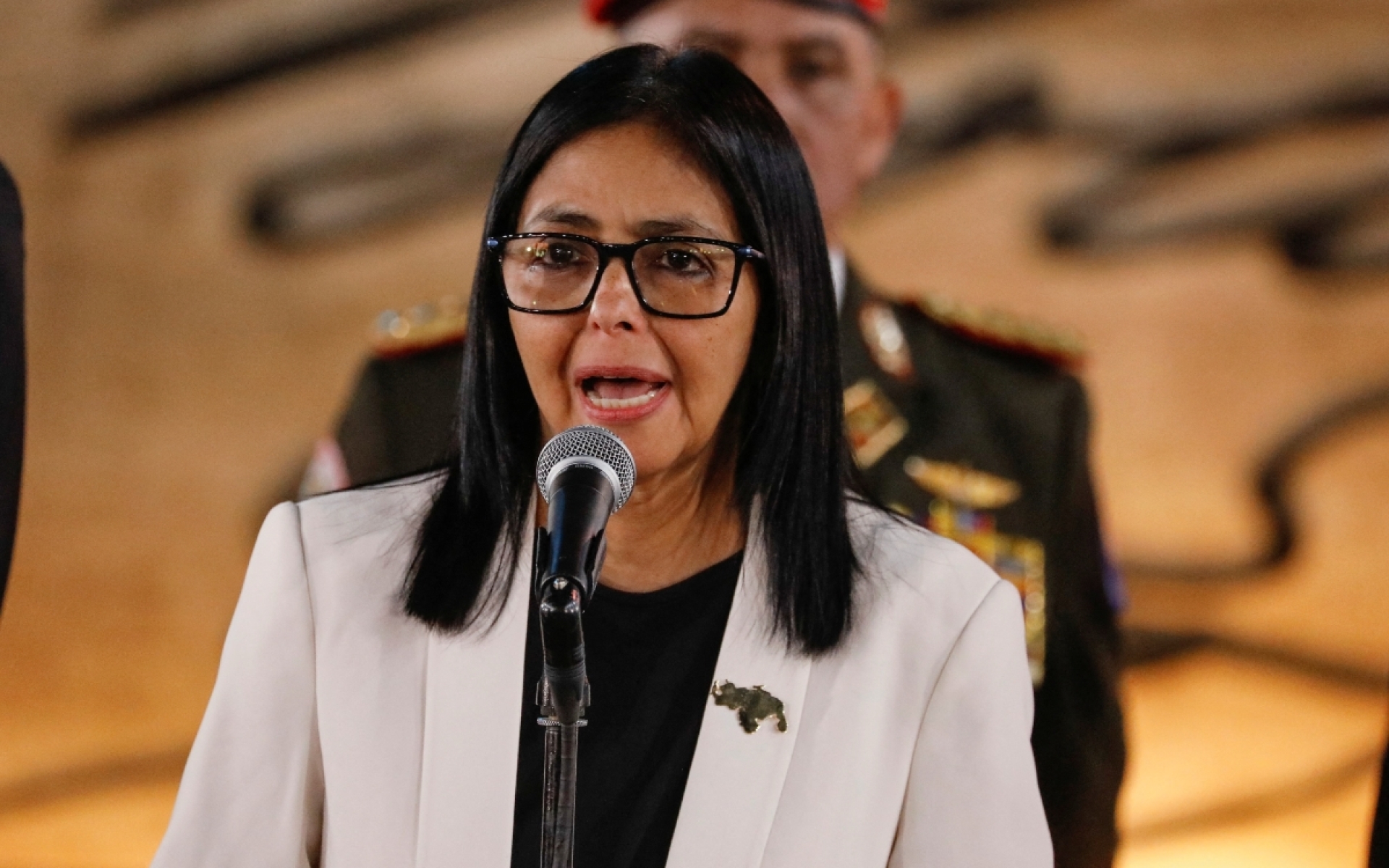 Delcy Rodríguez asegura que en Venezuela sigue el Gobierno de Nicolás Maduro