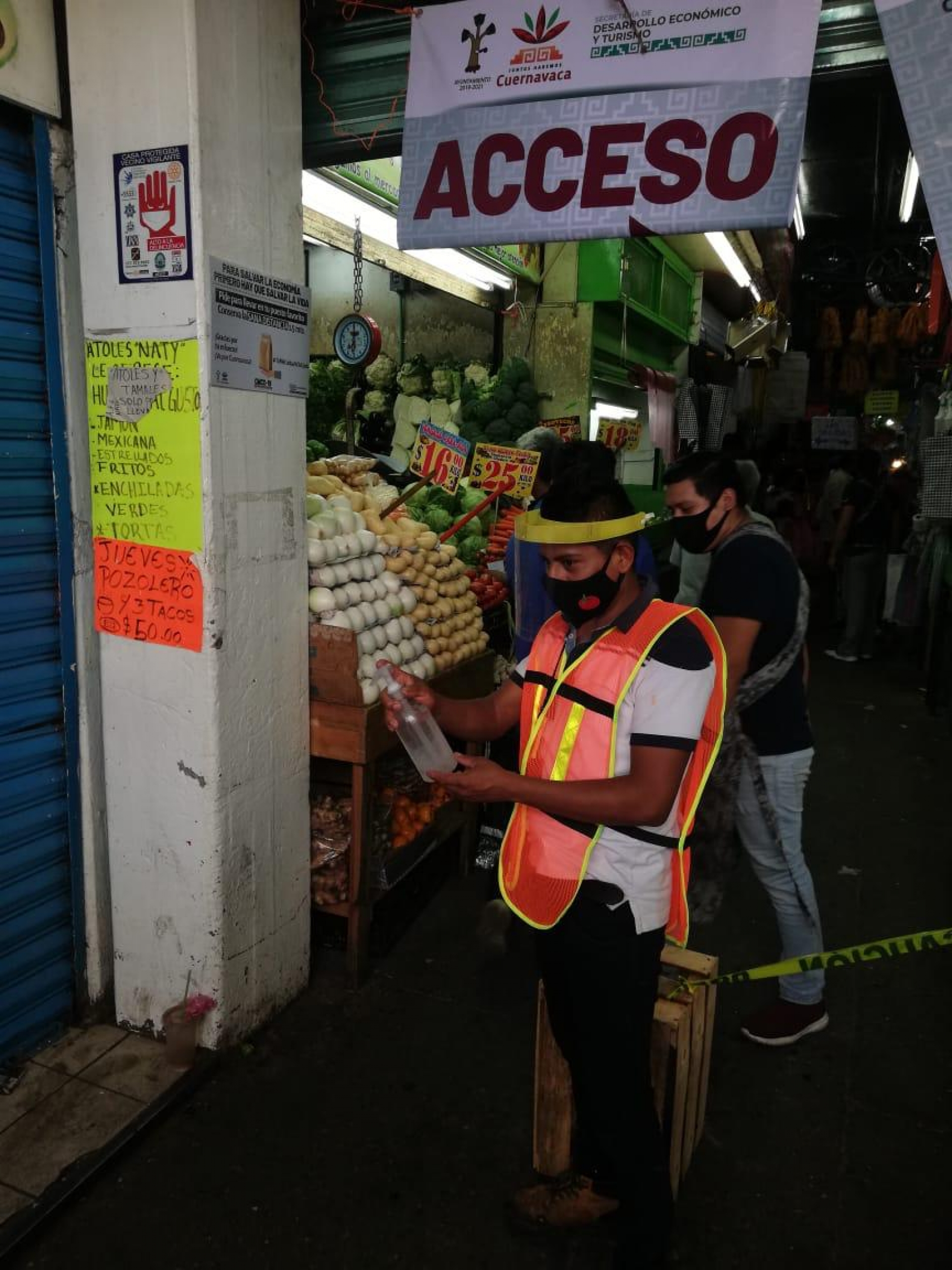 Ayuntamiento de Cuernavaca trabaja en protocolo para reactivación escalonada de mercados públicos