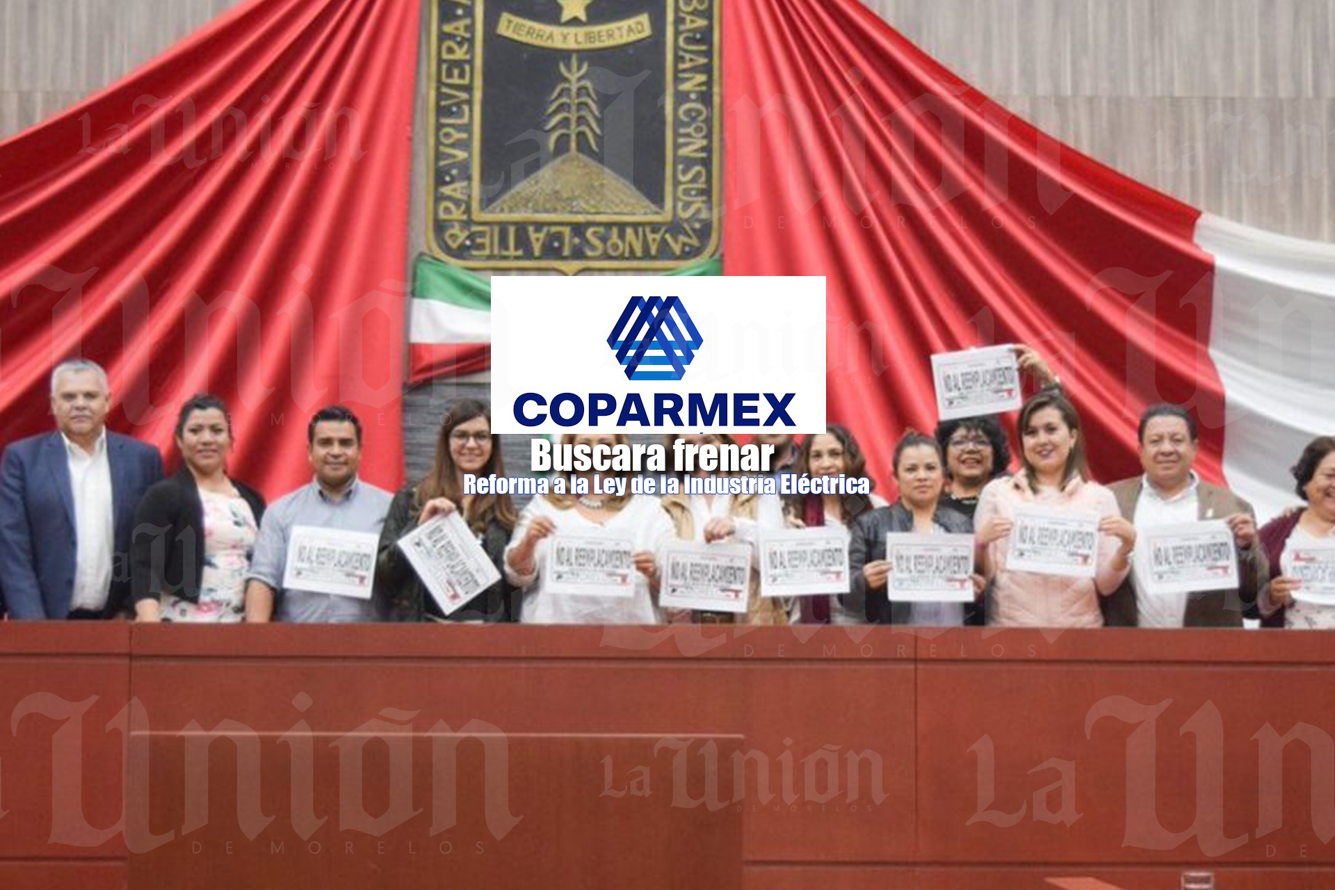 La Coparmex presionará a legisladores que representan a Morelos