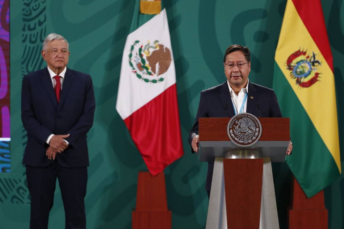 AMLO da bienvenida a Luis Arce presidente de Bolivia