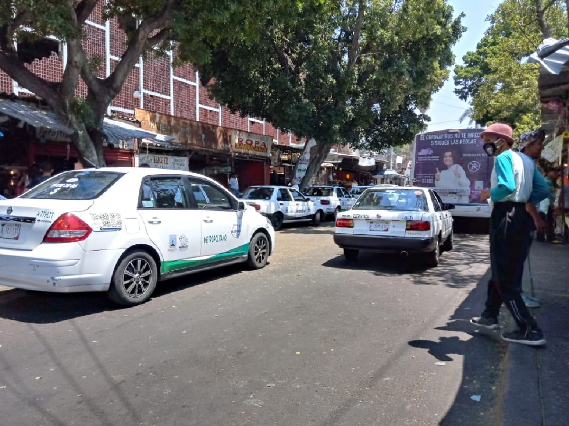 Taxistas del ALM sufren por la falta de pasajeros