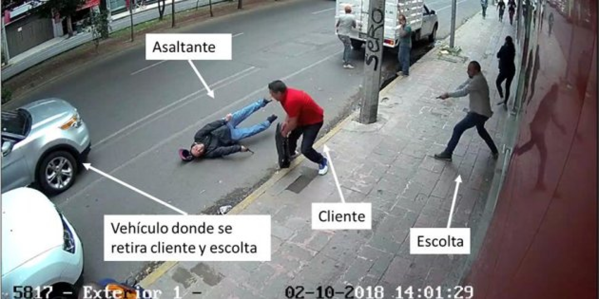 Un ladrón es asesinado en Polanco durante el intento de robo de 100 mil pesos