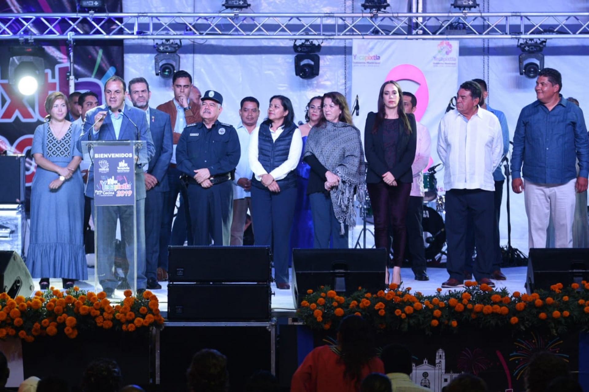 Encabeza gobernador inauguración de la 'Feria de la Cecina Yecapixtla 2019'