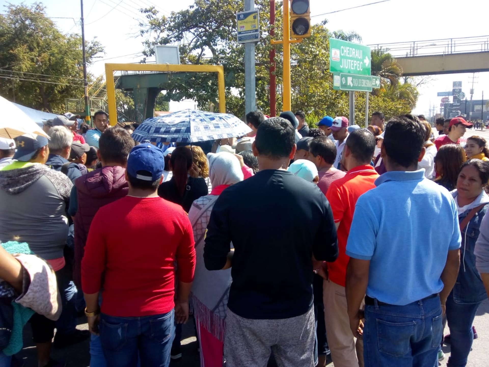 Levantan bloqueo sindicalizados del Ayuntamiento de Jiutepec