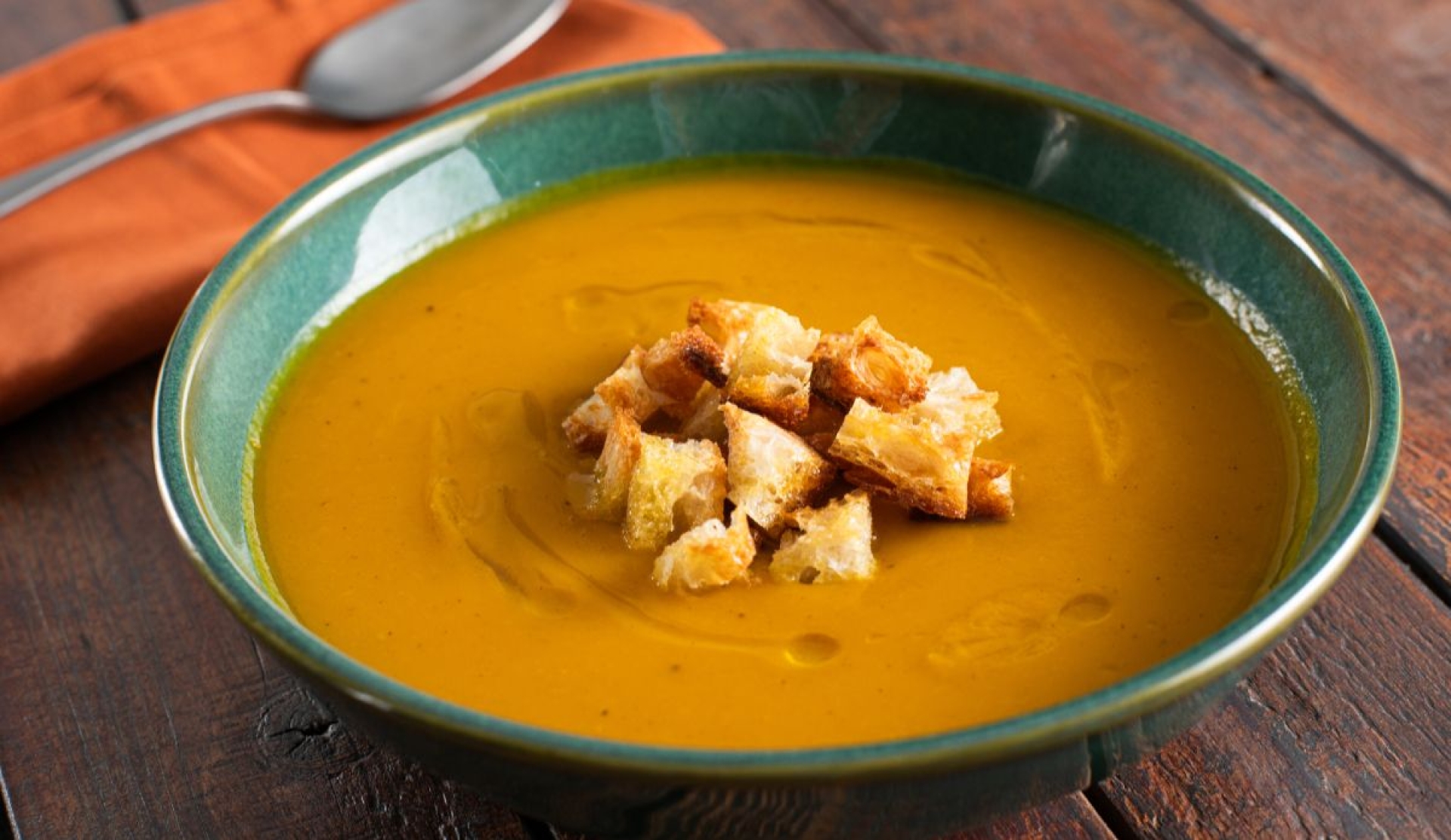 Crema de calabaza fácil y económica para la Cena Navideña