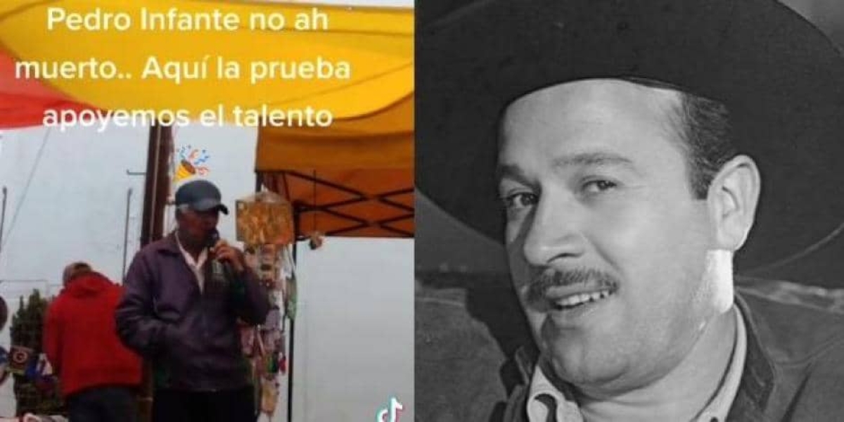 ¡No ha muerto! Abuelito canta igual que Pedro Infante