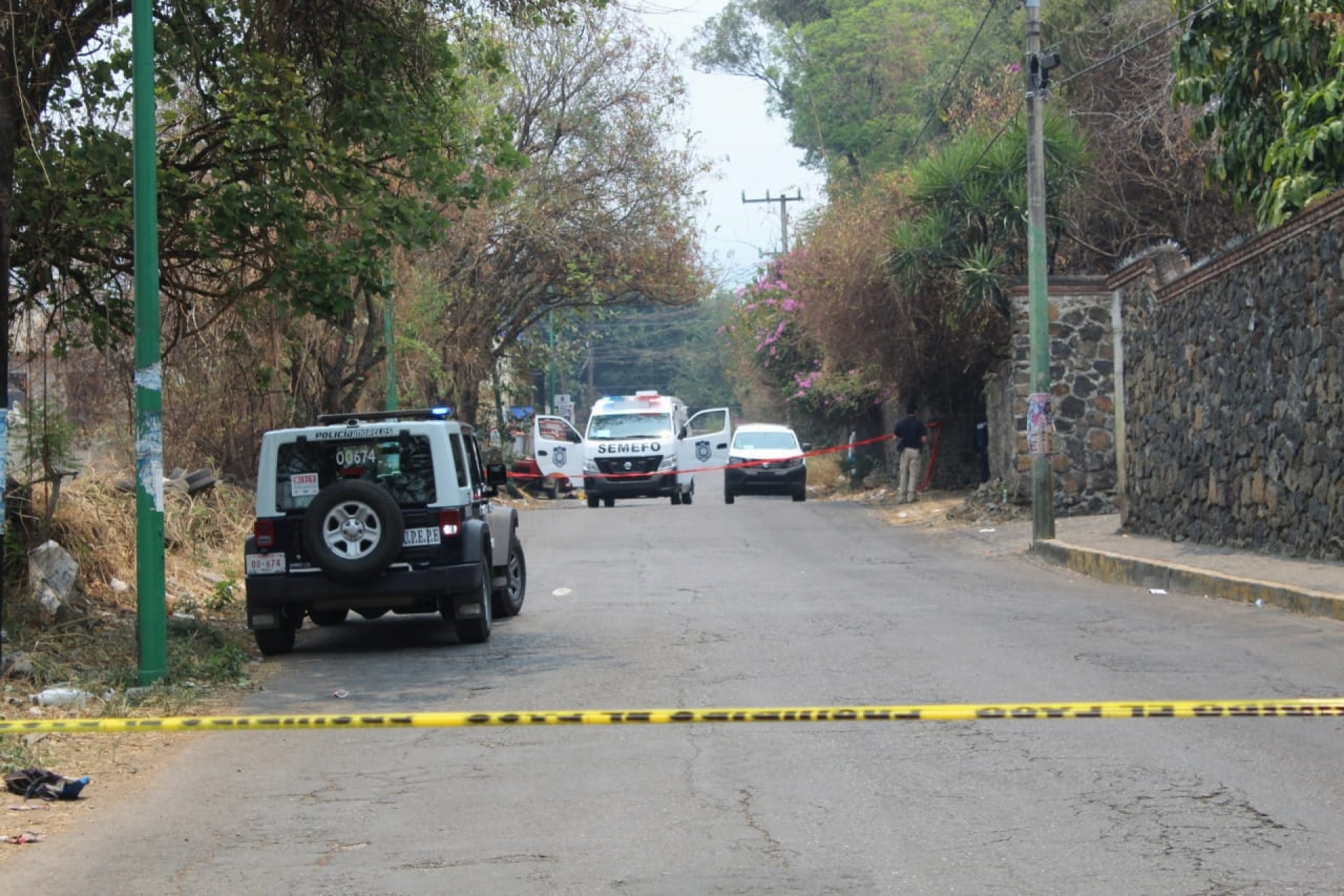 Disparan y matan a dos personas en Chamilpa; otra quedó herida